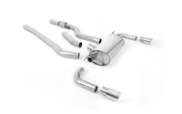 BMW 4 Series F32 428i Auto - Non-Resonated (Louder) Cat-Back Exhaust System Polished Trims (For 435i M Sport Valance)
