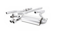 BMW 4 Series F32 428i Auto - Non-Resonated (Louder) Cat-Back Exhaust System with Polished Trims
