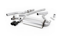 BMW 4 Series F32 428i Manual - Non-Resonated (Louder) Cat-Back Exhaust System Cerakote Black Trims