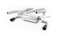 BMW 4 Series F32 428i Manual - Non-Resonated (Louder) Cat-Back Exhaust System with Cerakote Black Trims (For 435i M Sport Valance)