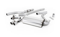 BMW 4 Series F32 428i Manual - Non-Resonated (Louder) Cat-Back Exhaust System with Polished Trims