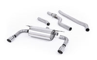 BMW F30 328i M Sport - Non-Resonated (Louder) Cat-Back Exhaust System with Twin Polished Trims