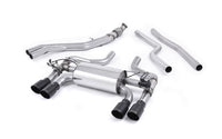 BMW F87 M2 - Cat-Back Exhaust System with Cerakote Black GT-90 Trims