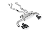 BMW G20/21 M340i & G22 M440i - OPF Back Exhaust System with Quad Black GT-100 Black Trims