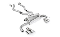 BMW G20/21 M340i & G22 M440i - OPF Back Exhaust System with Quad GT-100 Polished Trims