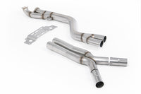 BMW G87 M2 - Secondary Catalyst Bypass - Non Resonated with X Pipe to Milltek Axle Back Only