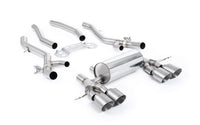 BMW G8X M3/M4 - OPF/GPF Back with Centre Resonator Bypass System with GT-115 Brushed Titanium Trims