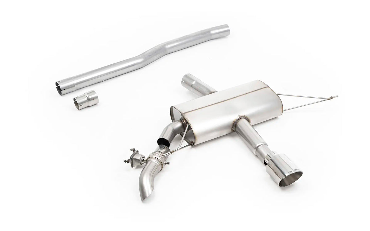 F66 Mini JCW - Non-Resonated Particulate Filter-back System with Polished Tips