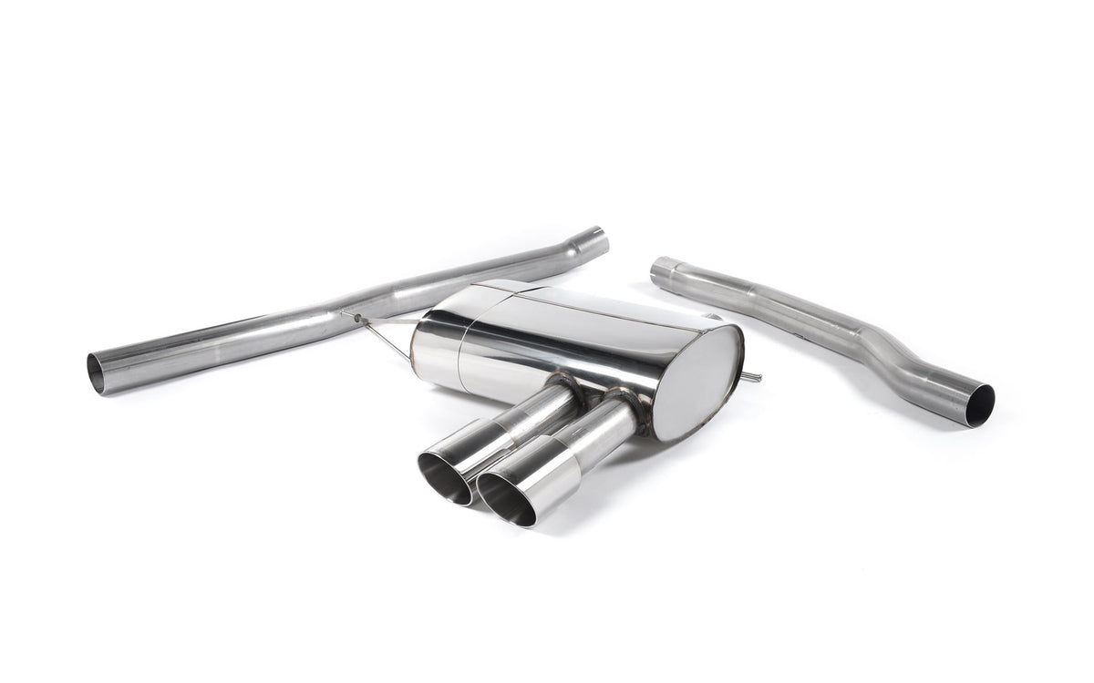 Mini Cooper S F56 - Non-Resonated (Louder) Cat-Back Exhaust System with Polished Tips
