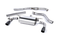 Non-Resonated (Louder) Race Cat-Back Exhaust System with Cerakote Black Tips