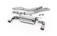 BMW F20/21 M140i (Non OPF) - Non-Resonated (Louder) Race Cat-Back Exhaust System with Polished GT-90 Trims