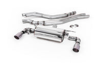 BMW F20/21 M140i (Non OPF) - Non-Resonated (Louder) Race Cat-Back Exhaust System with Titanium GT-90 Trims