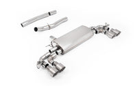 BMW M135i F70 - OPF/GPF Back System with Brushed Titanium Tips