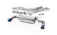 BMW F20/21 M140i (Non OPF) - Resonated (Quieter) Cat-Back Exhaust System with Burnt Titanium GT-90 Trims