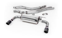 Resonated (Quieter) Cat-Back Exhaust System with Carbon Jet 90 Trims