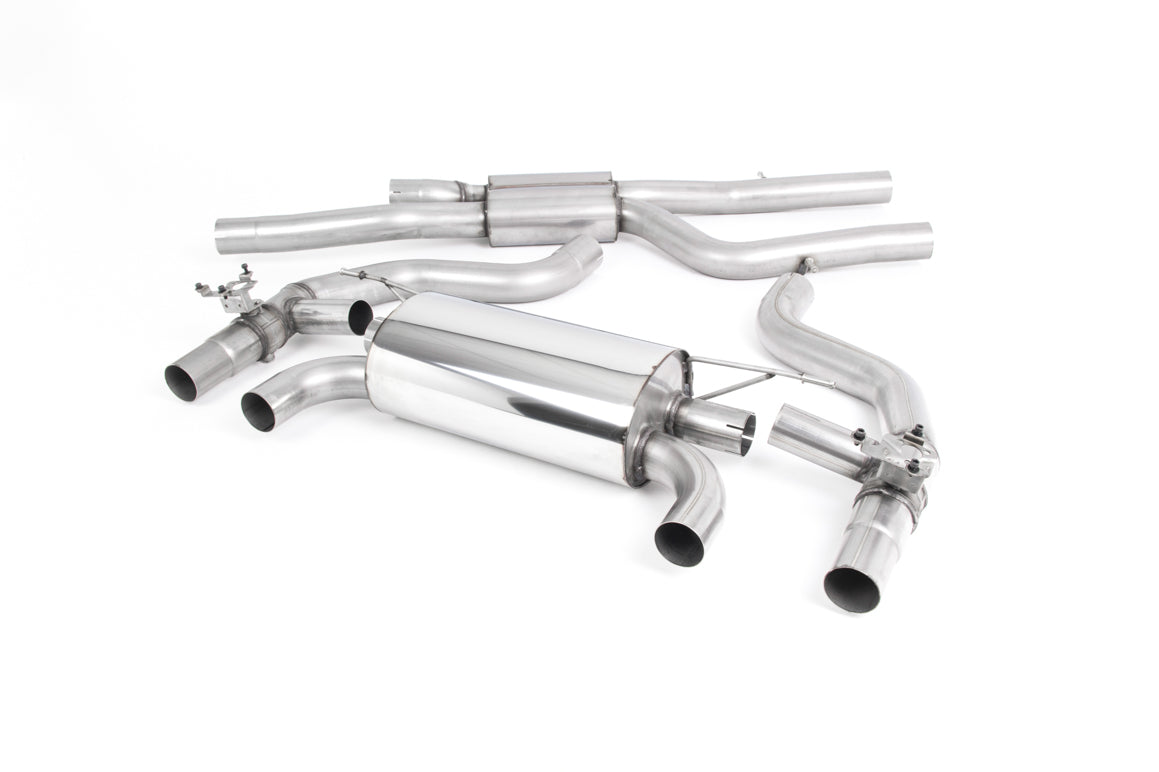 BMW F87 M2 Comp - GPF/OPF-Back Exhaust System with Quad GT-90 Titanium Trims
