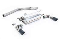 BMW F20/21 M140i - Non-Resonated (Louder) GPF/OPF-Back Exhaust System with  Carbon Fibre Jet-90 Trims