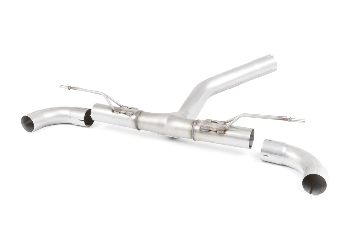 Non-Valved (Louder) Rear Silencer Bypass with GT-90 Burnt Titanium Trims - M135i Valance
