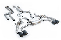 BMW X3 G01 S58 - Non-Resonated (Louder) Downpipe Back Exhaust System with JET-115 Carbon Trims