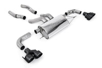 Particulate Filter Back Exhaust System with Quad GT-100 Cerakote Black Trims