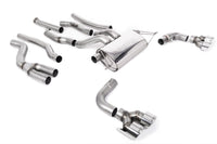 Cat-back Exhaust System with Quad GT-100 Polished Trims