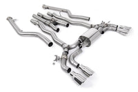 BMW M5 F90 LCI (GPF Equipped) - Cat Back Exhaust System with Polished GT-100 Trims