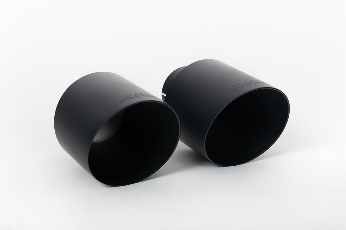 BMW X3 G01 S58 Pre LCI (GPF Equipped) - Resonated (Quieter) Downpipe Back Exhaust System with GT-115 Cerakote Black Trims