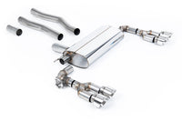 BMW F40 1 Series 128ti - Maxton x Milltek - OPF/GPF Back Exhaust System with Quad GT-100 Polished Trims - Fits Maxton Diffuser Only