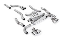 Cat Back Exhaust System with Quad GT-100 Polished Trims