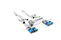 BMW G87 M2 - Axle Back - Centre Resonator Back System with GT-115 Burnt / Blue Titanium Trims