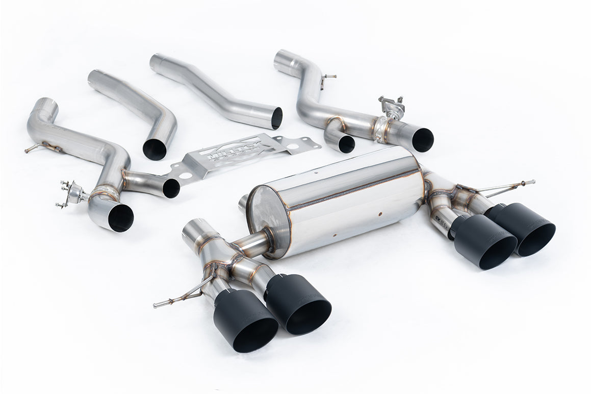 BMW G87 M2 - OPF/GPF Back with Centre Resonator Bypass &amp; GT-115 Cerakote Black Trims