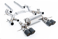 BMW G87 M2 - Non-Resonated Secondary Cat Back System with JET-115 Carbon Trims