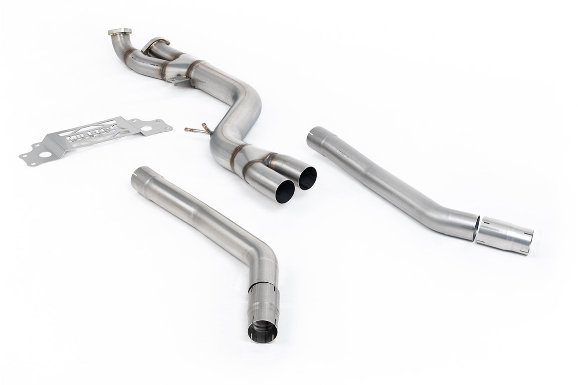 BMW G87 M2 - 4" GPF/OPF Bypass Single Pipe 102mm - Non Resonated to OE Axle Back Only