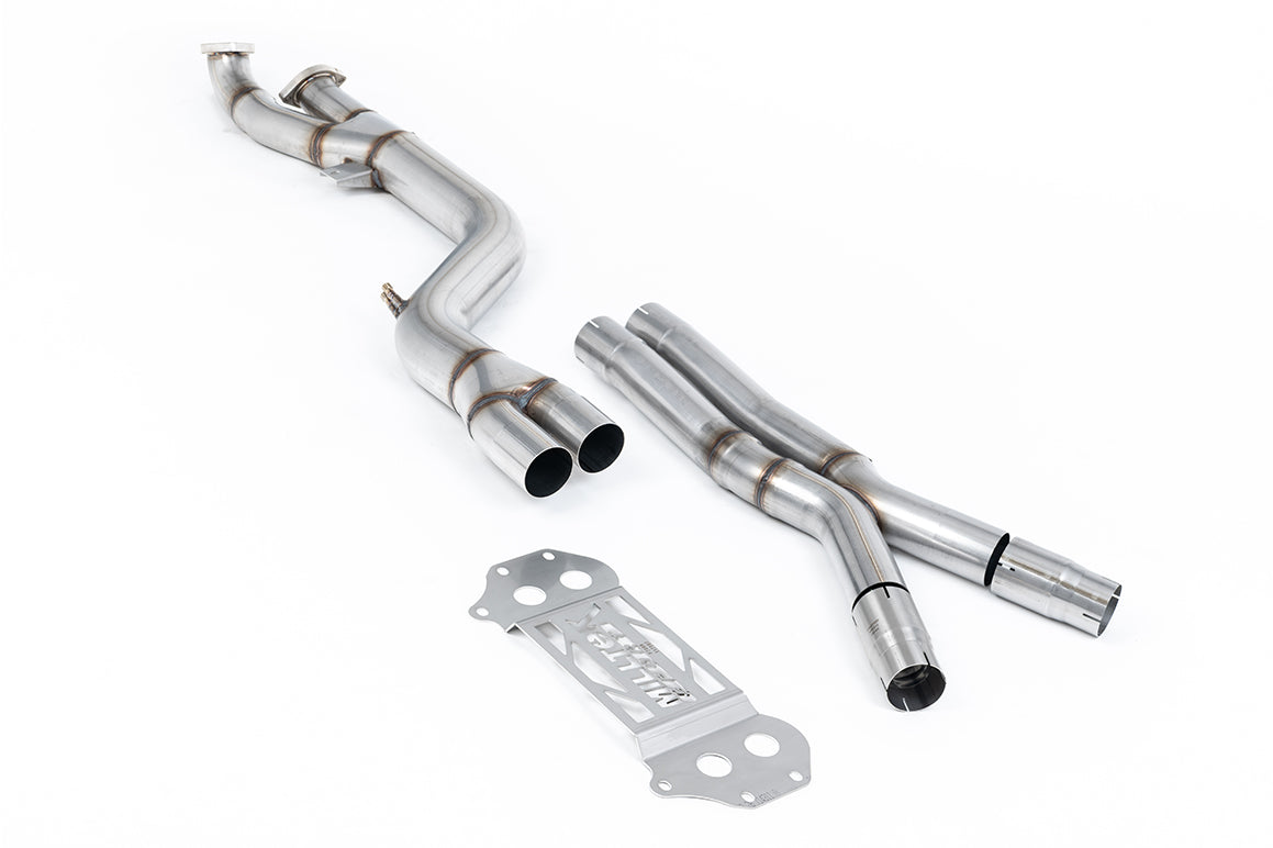 BMW G8X M3/M4 - 4" GPF/OPF Bypass - X Pipe - To OE Axle Back Only