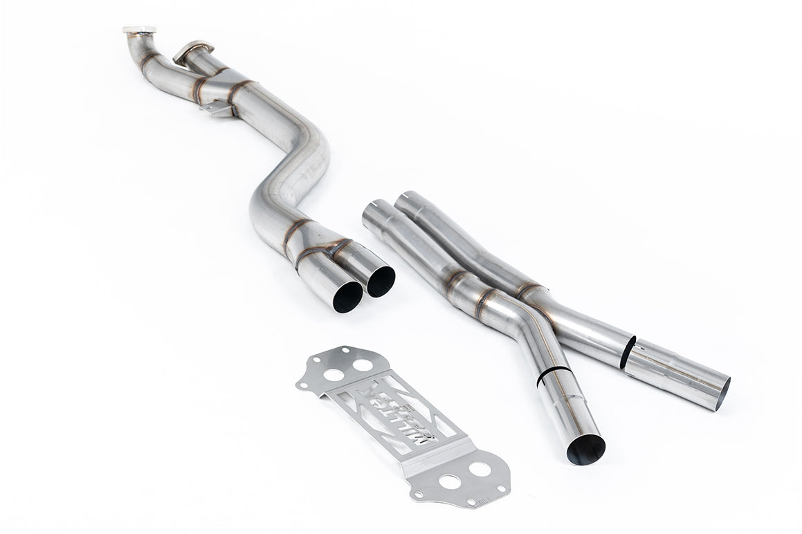 BMW G8X M3/M4 - Secondary Catalyst Bypass - X Pipe to Milltek Axle Back Only