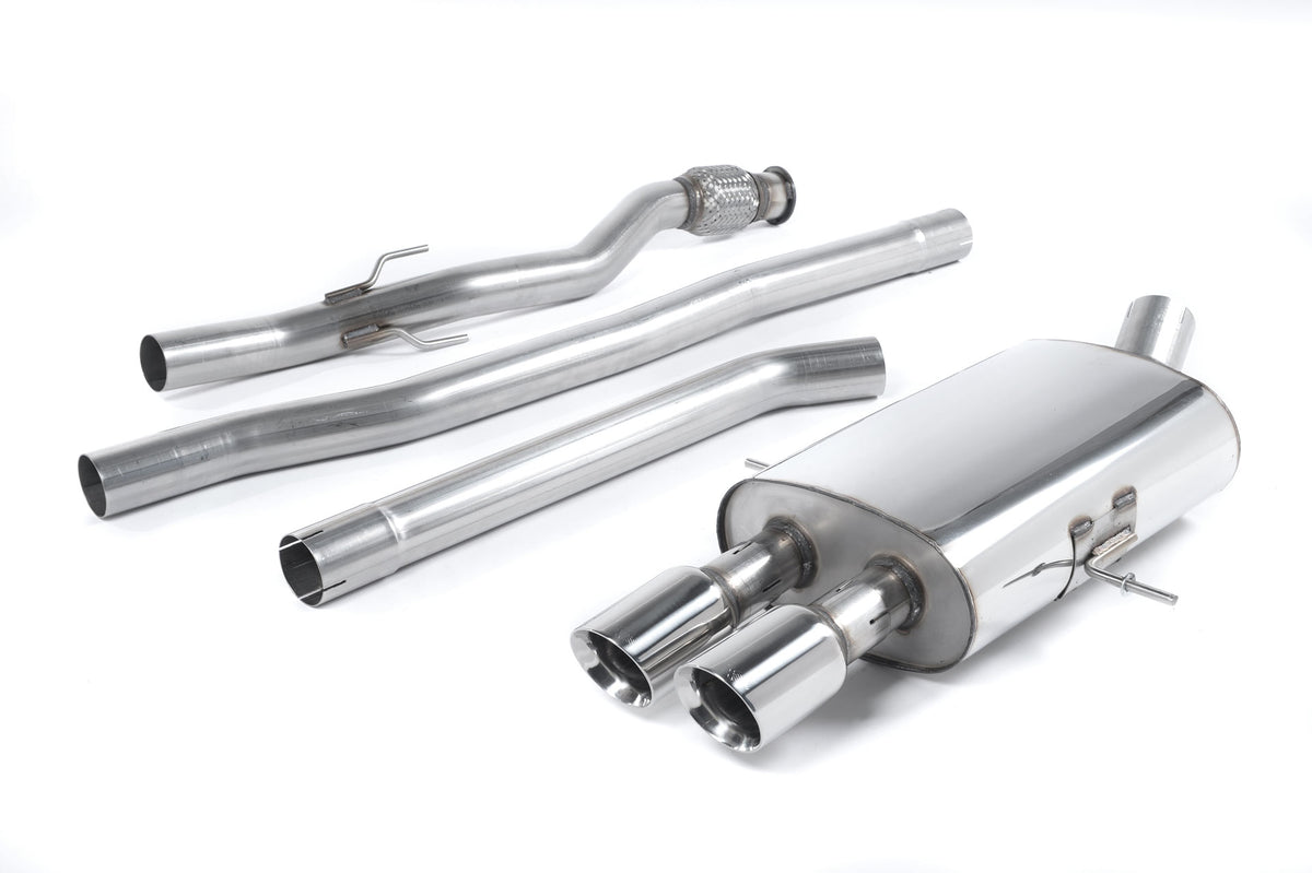 Mini Cooper S R56/R58 - Non-Resonated (Louder) Cat-Back Exhaust System with Twin Round Tailpipes