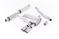 Mini Cooper S F56 - Resonated (Quieter) Cat-Back Exhaust System with Titanium Tips