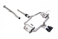 Mini Cooper S R53 - Non-resonated (louder) Cat Back Exhaust System with Cerakote Black Trims