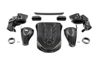 Eventuri Gloss Carbon Fibre Intake System - BMW G05 X5 M50i | G06 X6 M50i