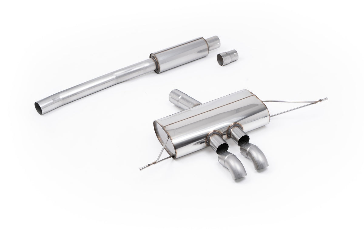 Mini Cooper S F66 - Resonated OPF/GPF Back System with OE Style Downturn Tips - For Standard Diffuser
